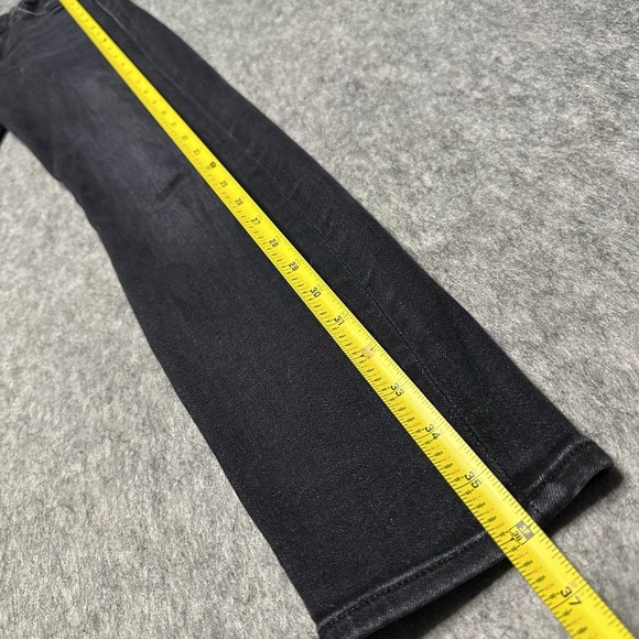 Mother High Waisted Looker Ankle Encounters at Night Slim Black Jeans - Size 25 - Picture 16 of 16